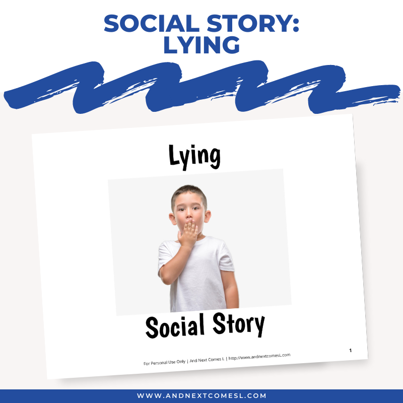Lying social story