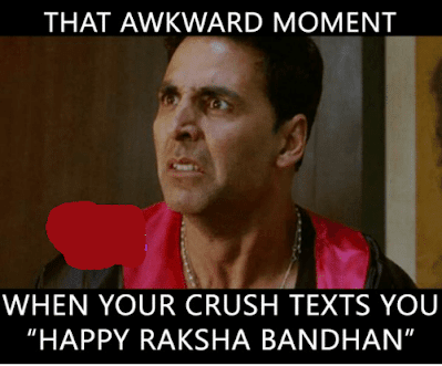 Best  memes messages on Rakshabandhan (Rakhi)