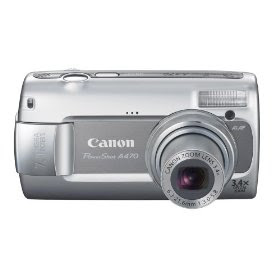 Canon PowerShot A470 7.1MP Digital Camera with 3.4x Optical Zoom (Gray)