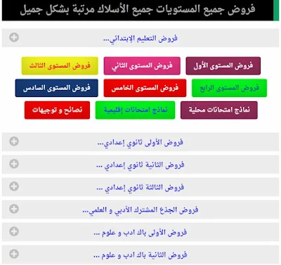 فروض جميع المستويات جميع الأسلاك مرتبة بشكل جميل