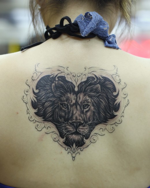 lion tattoos for women