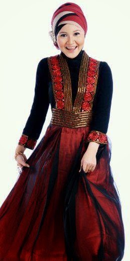  Model  Baju Muslim Kebaya Terbaru  Model  Gaun  Malam  Brokat 