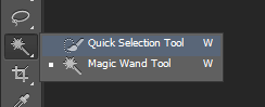 The Quick Selection Tool.