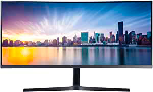Samsung Business CH890 Series 34 inch WQHD 3440x1440 Ultrawide Curved Desktop Monitor for Business, 100 Hz, USB-C, HDMI, DP, 3 Year Warranty (LC34H890WGNXGO), Black/Titanium
