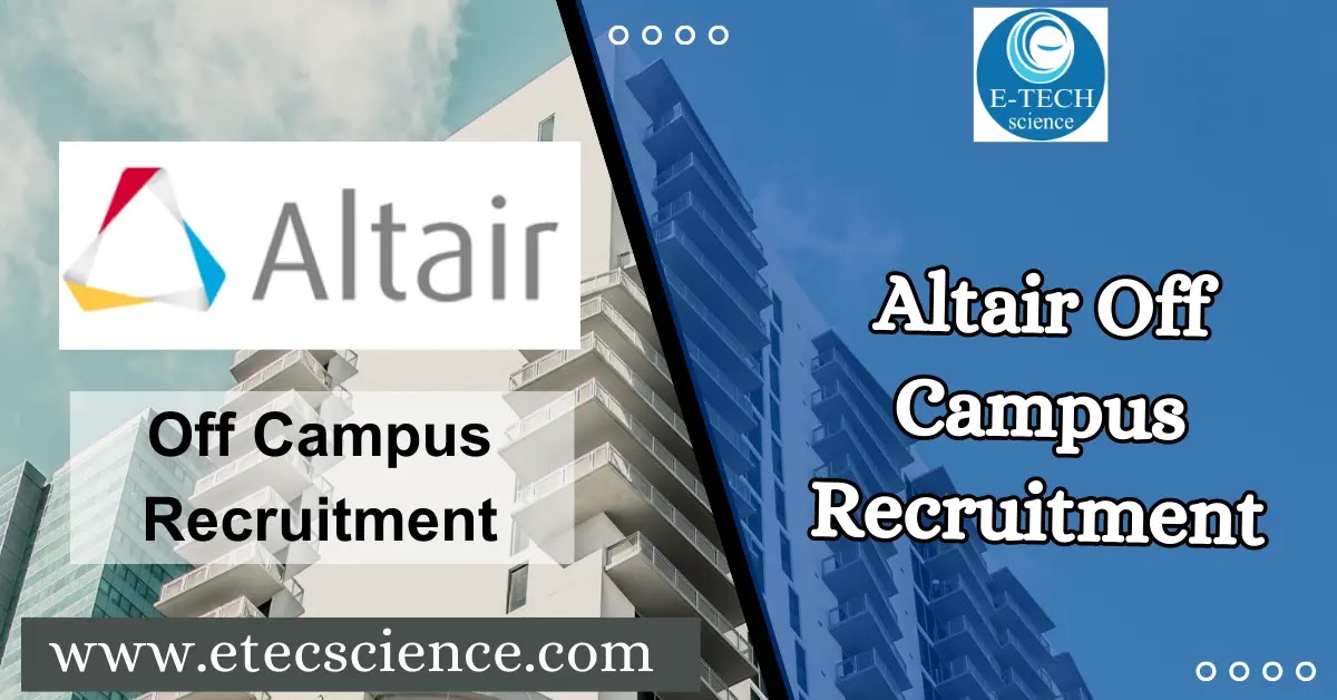 Altair job Recruitment drive 2023