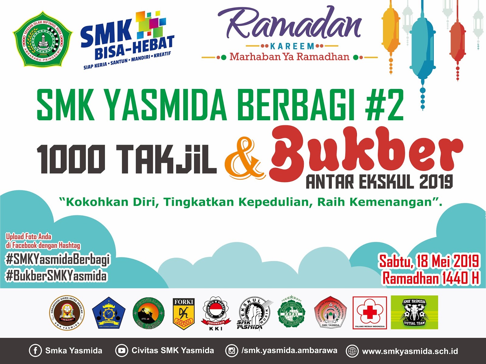  Contoh Banner Bagi Takjil  desain spanduk kreatif