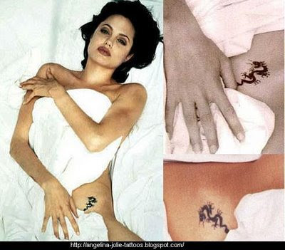 angelina jolie wanted tattoo. Angelina Jolie Tattoos Wanted