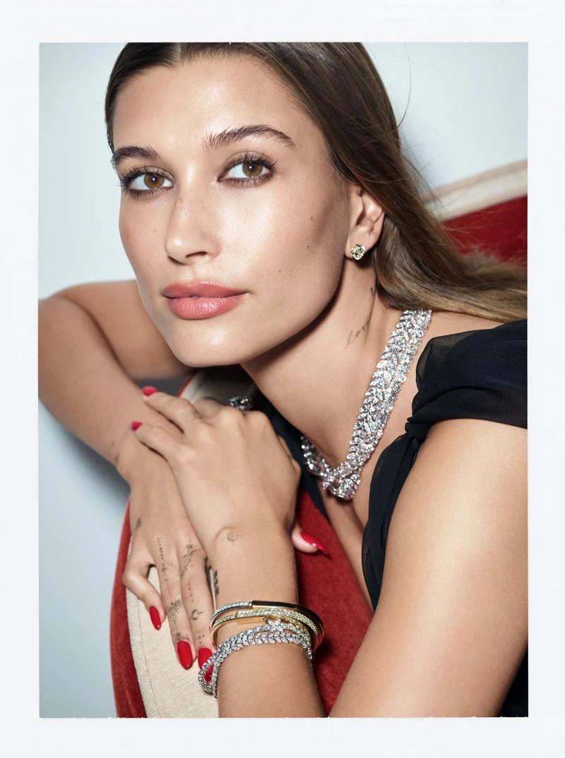 Hailey Bieber - Tiffany & Co. Holiday 2022 campaign