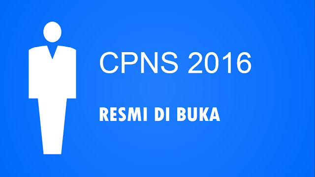 Jadwal Pendaftaran CPNS Tahun 2016