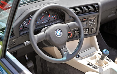 1991 BMW E30 Cabrio interior