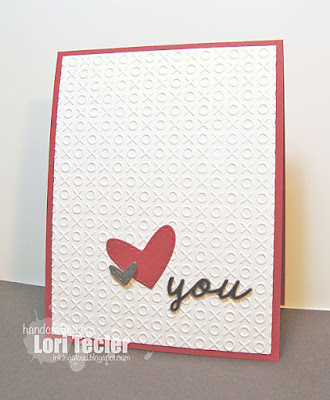 Love You card-designed by Lori Tecler/Inking Aloud-dies from Lil' Inker Designs