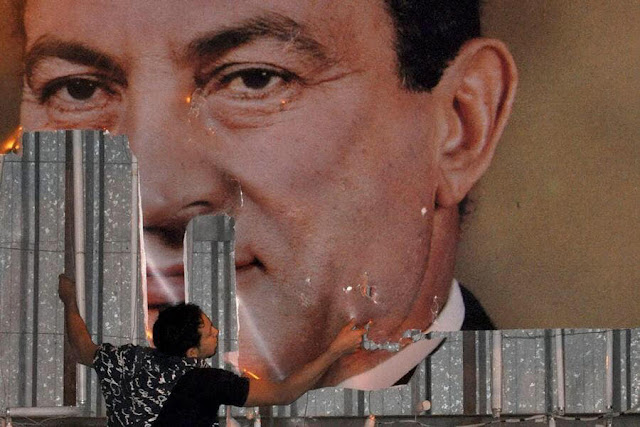 Mubarak poster in 2011 