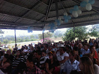 Nacionalistas  de Olanchito reunidos con el Presidente del Partido.