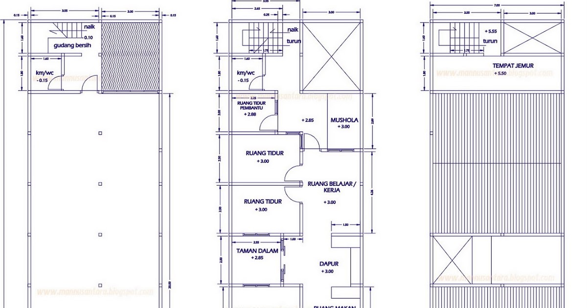 ManNusantara Design Indonesia Desain  Rumah  Toko  Ruko 