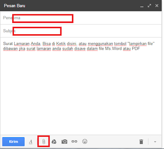 Contoh dan cara membuat surat lamaran kerja via email google