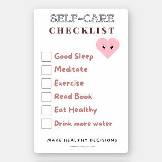 Self Care Sticker