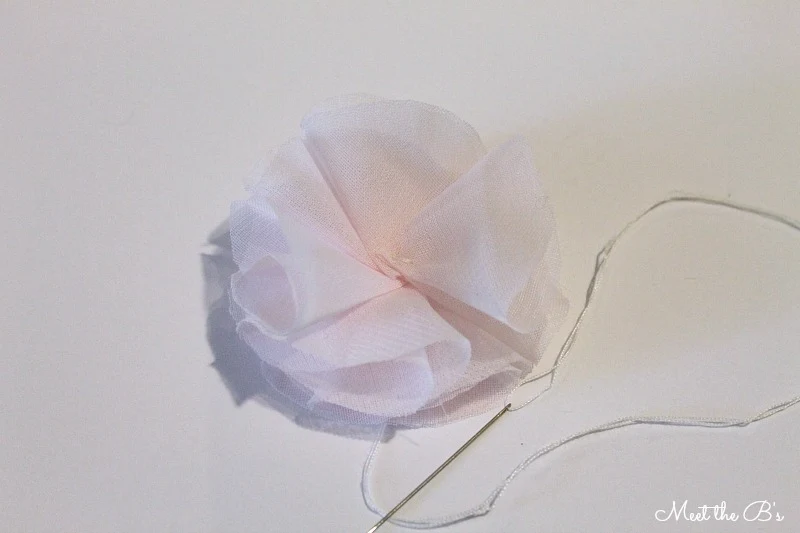 Wedding Wednesday- How to make chiffon flowers