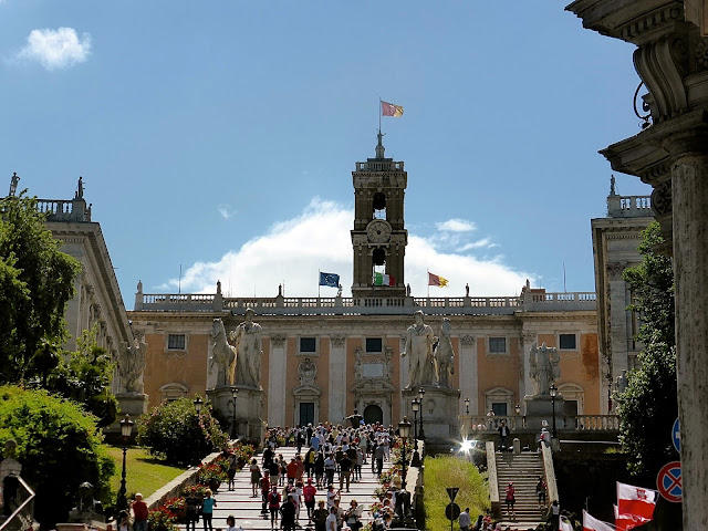 Roma-piazza del campidoglio