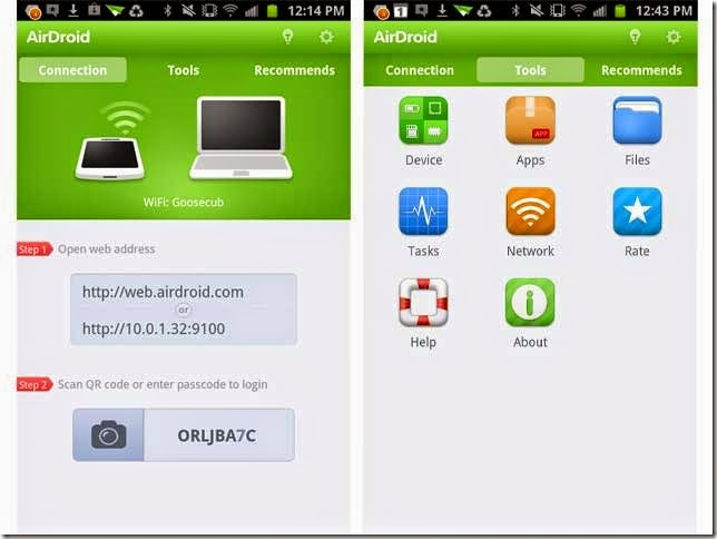 send large amount of your mobile data to your PC