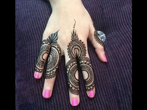 Elegant and Unique Finger Mehndi Designs Wallpapers Free Download