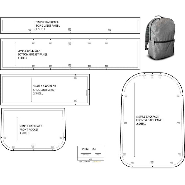 Basic template of a basic backpack