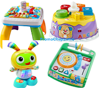 Logo Giochi per bambini Fisher Price: sconti oltre il 45% per i regali di Natale