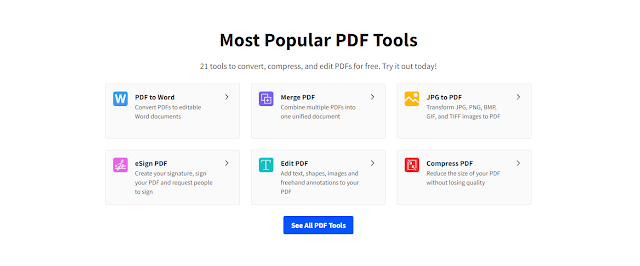 Download Free PDF Software smallpdf