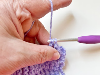 learn how to create a treble crochet stitch