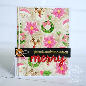 Sunny Studio Stamps: Christmas Icons No Line Watercoloring Holiday Card by Lexa Levana.