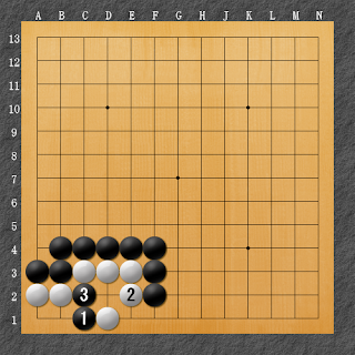 棋譜解説図（数字、記号入り）