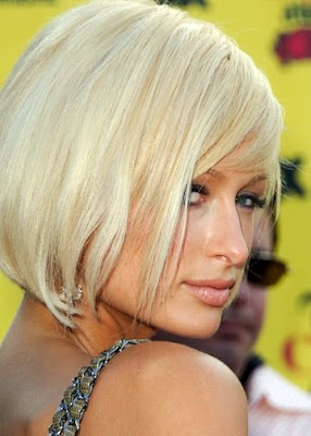 Paris Hilton Blonde Bob Hairstyles