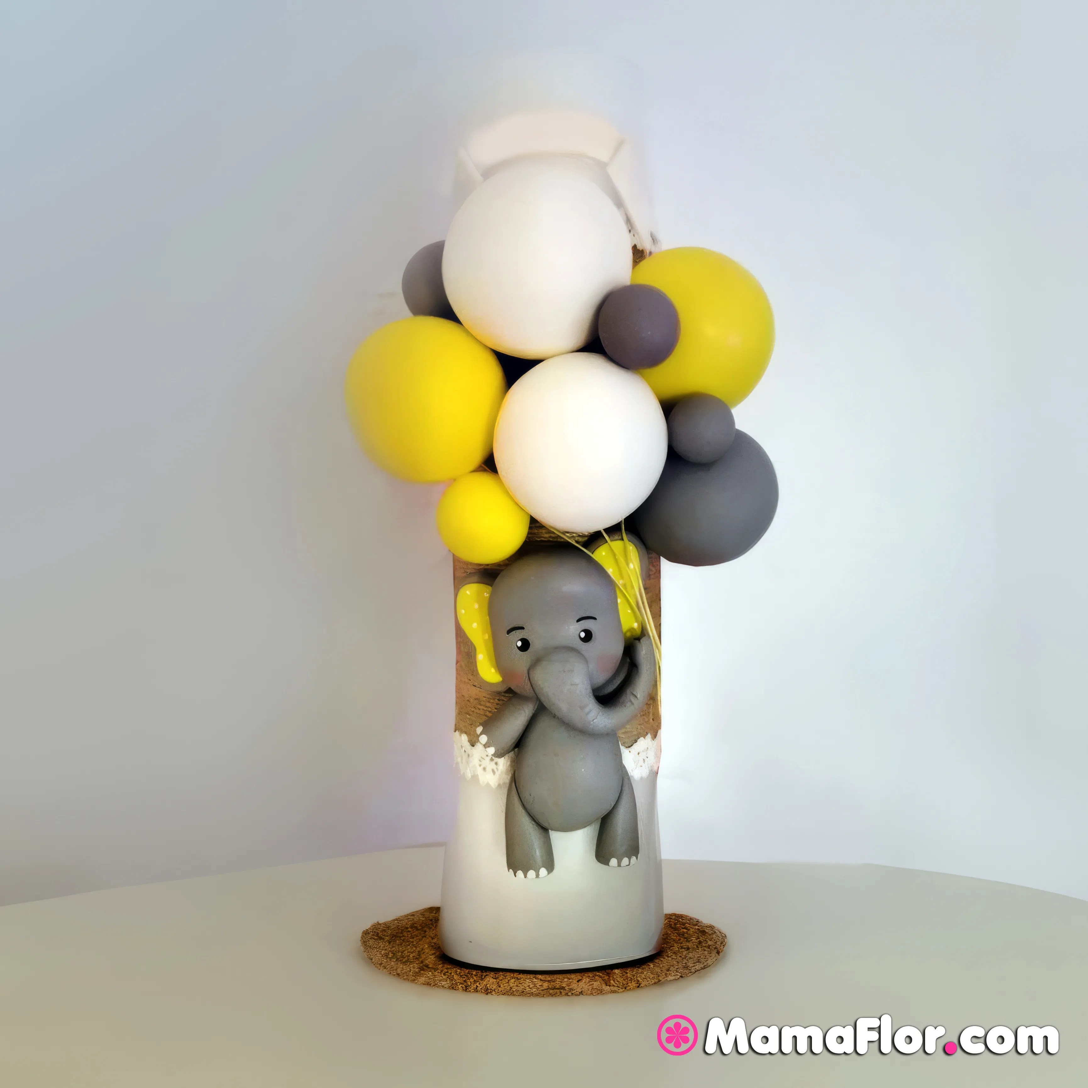 Elefantes para centro de mesa  Baby shower elefantes, Figuras de unicel,  Figuras para decorar