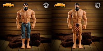 Shirtless Bear-Fighter Vinyl Figure by Skelton Crew Studio – Standard Edition & No Pants Beariant