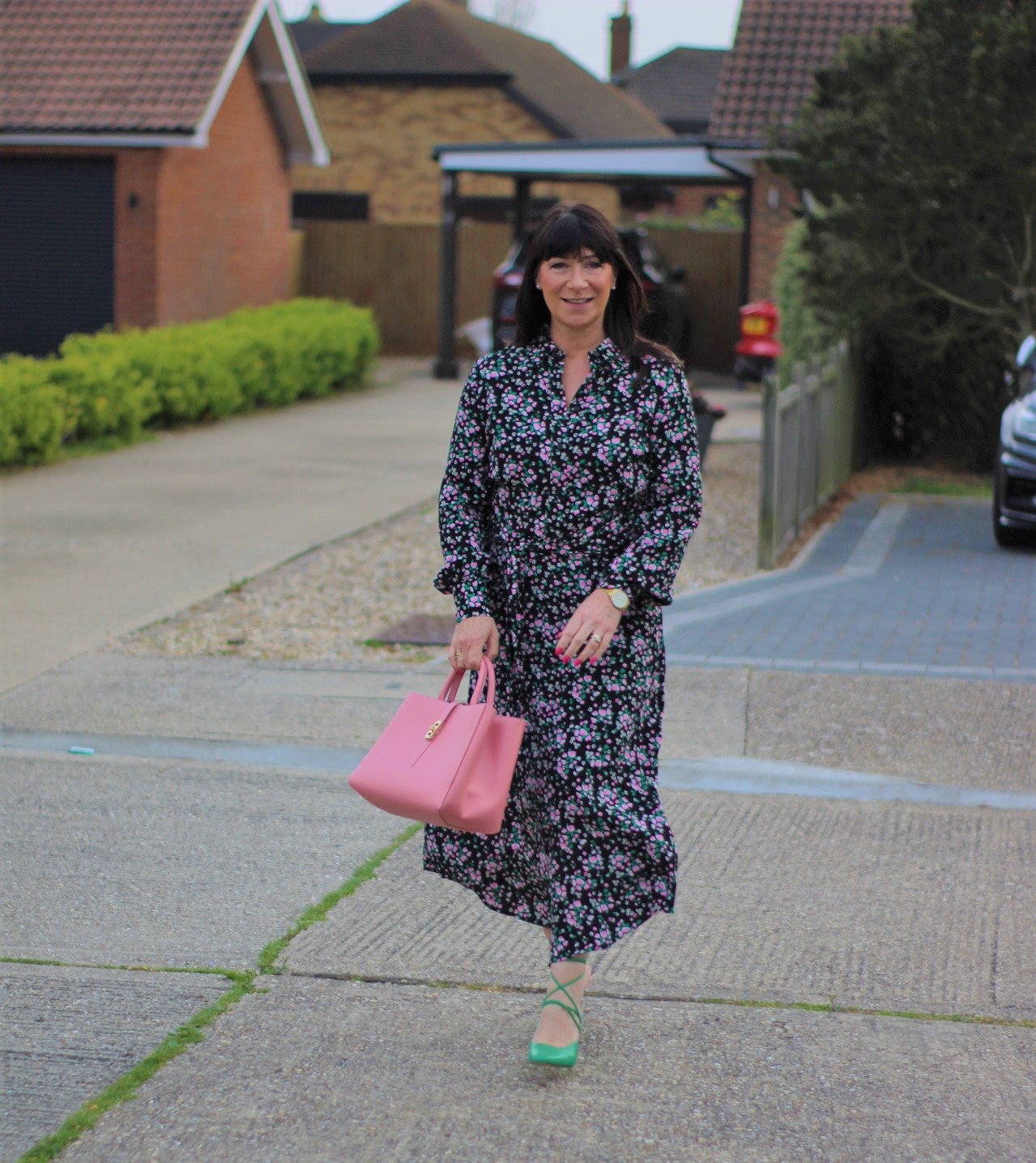 FASHION  Weekend outfit with Teddy Blake's designer bag