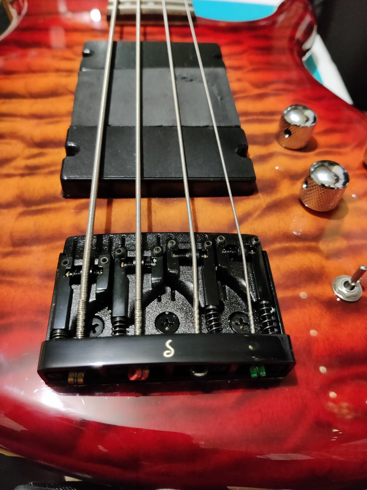 Schaller 3-D 4 Electric Bass Bridge Upgrade CORT Action DLX Plus