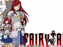 [Theme Win 7] Fairy Tail - Erza Scarlet by Eldiaz7