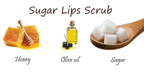 DIY Lip Scrub with Sugar