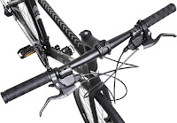 Vilano Diverse 3.0 Performance Hybrid Road Bike's Hybrid flat handlebars, image