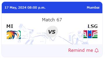 IPL. 2024 Live Match Today