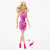 Boneka Barbie Single Doll Pink Dress
