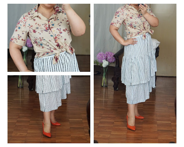 Life Is A Shoe How To Wear A Statement Skirt : 11 Outfit Ideas for A Striped Ruffle Skirt