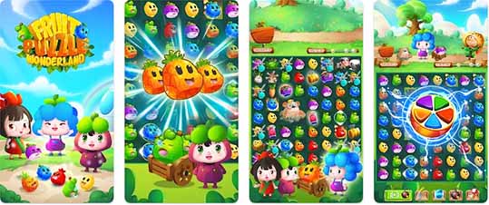 Fruit Puzzle Wonderland - Trò chơi ghép hoa quả vui nhộn trên Android a1