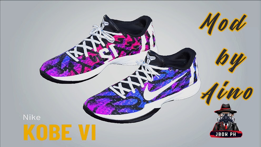 How to use Kobe 6 Shoes Pack Mod for JA Morant by Aino | NBA 2K22