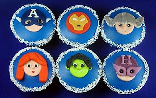 Cupcakes Los Vengadores para Fiestas Infantiles