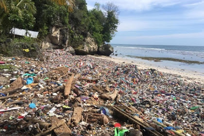 Memprihatinkan, Sampah Kain-Bangkai Ikan Penuhi Pantai Wisata di Polman