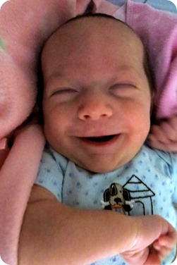 Nehemiah's First Smiles