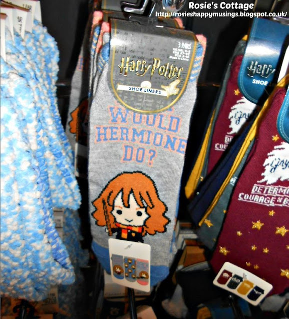 Let's Go Shopping: Part Two - A Visit to Primark: What would Hermione do? Asks these socks :)  A set of three pairs with different designs. 