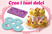 Logo Cucina Moderna con stampino + stencil + alzatina per dolci