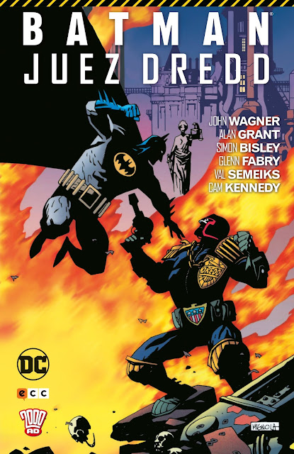 Reseña de BATMAN/JUEZ DREDD - ECC Ediciones.