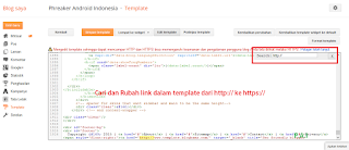 Template Edit HTTPS Blogspot